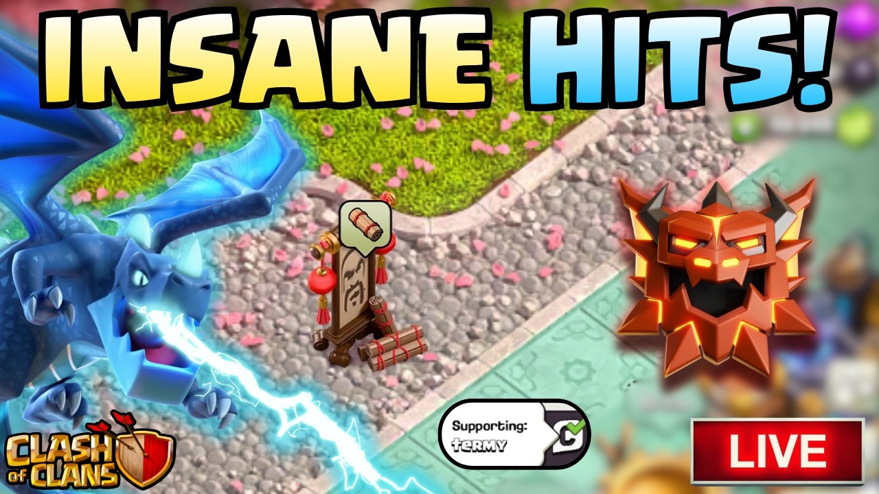 Ranked Attacks With Edrags! Clan War and Wise Warrior Event (Clash Of Clans LIVE)
