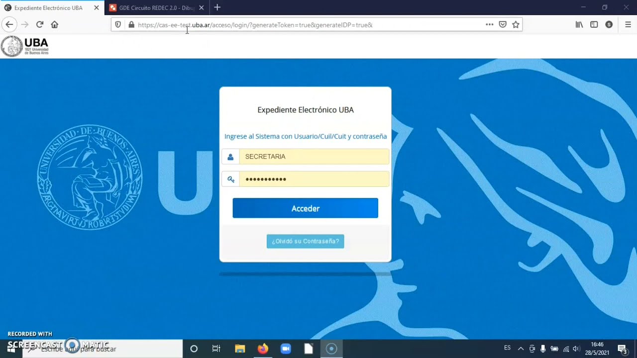 Solicitud de Caratulación de Expediente Electrónico (EE) - GDE FCEN