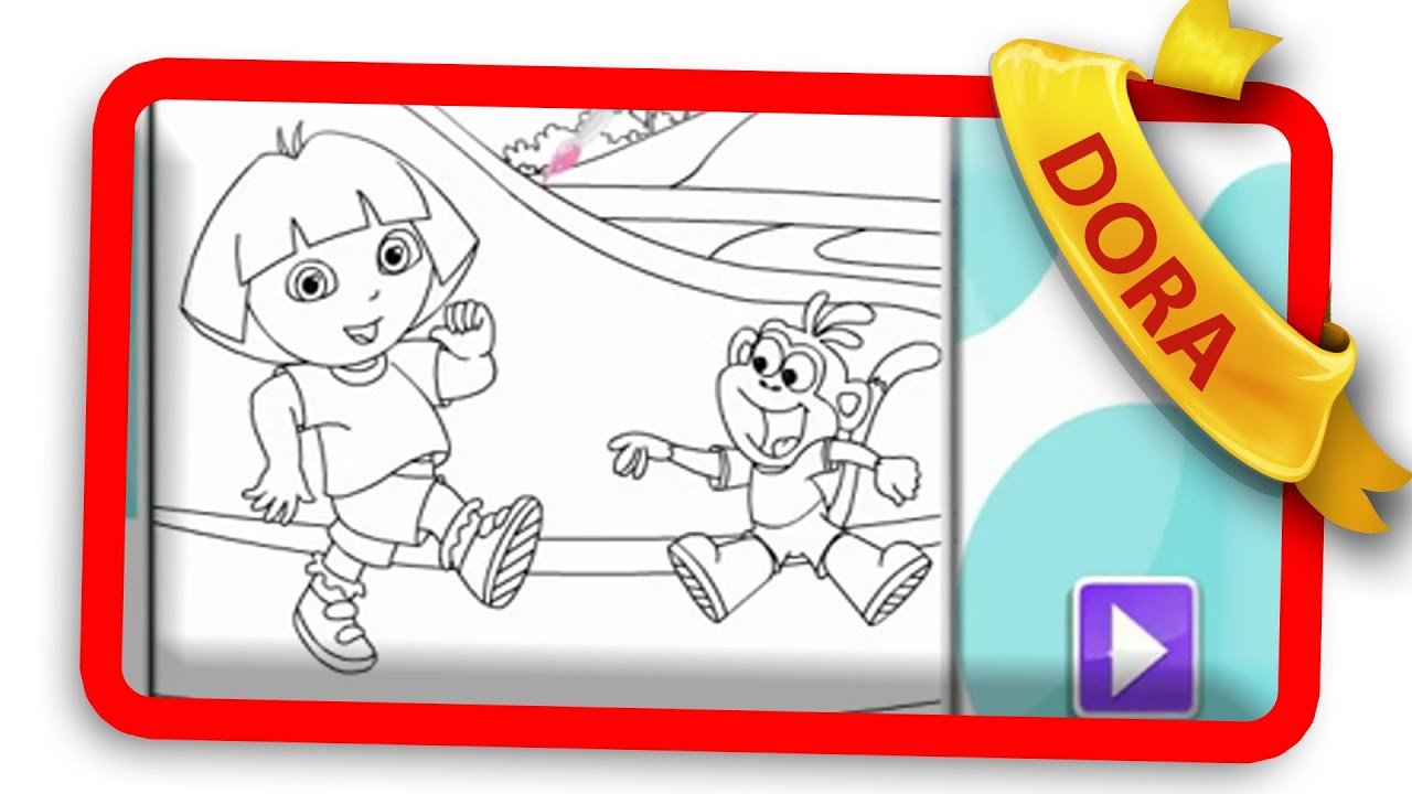 Dora Soccer Game - FIFA Fan Dora Color Dressup - Online Dora Games