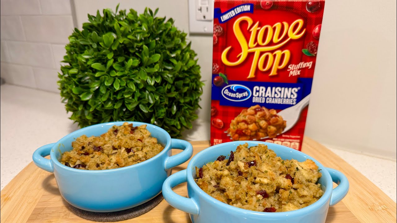 Chicken Cranberry Stuffing Pot Pies | Easy Thanksgiving Recipe