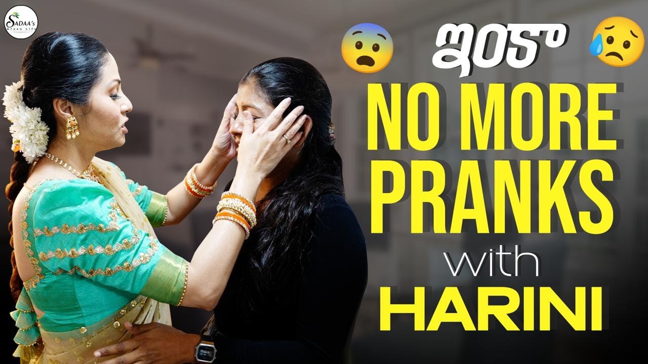 No More Pranks On Harini || Prank Gone Wrong || Sadaa's Green Life || Trend Loud