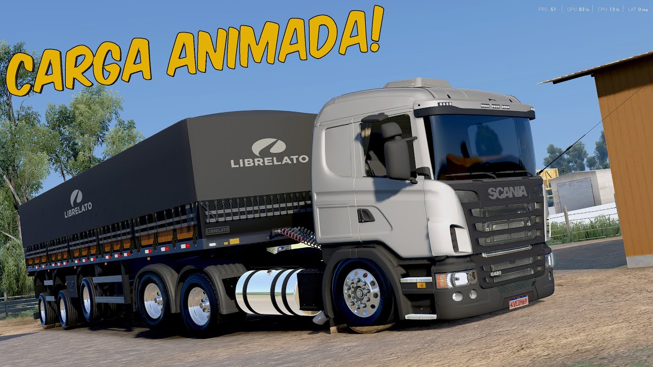 SCANIA R-420 RONCANDO BONITO NA VANDERLEIA - CARGA ANIMADA
