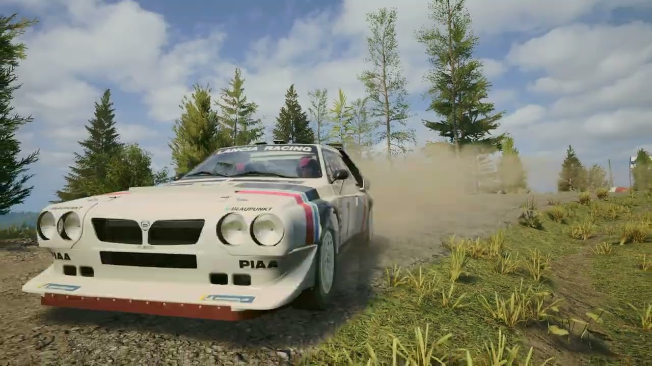 Let's drive EA WRC Lancia Delta S4 at Leustu Finland.