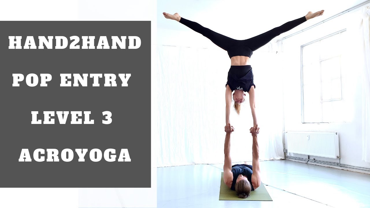 Pop to H2H / Star aus dem Handstand (Hand to Hand Entry) - Acro Yoga Tutorial (deutsch)