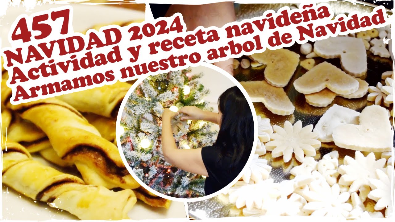 🎄 NAVIDAD 2024, Actividad y receta navideña, armamos nuestro arbol de Navidad🎄 ~ Mandarina con Mate