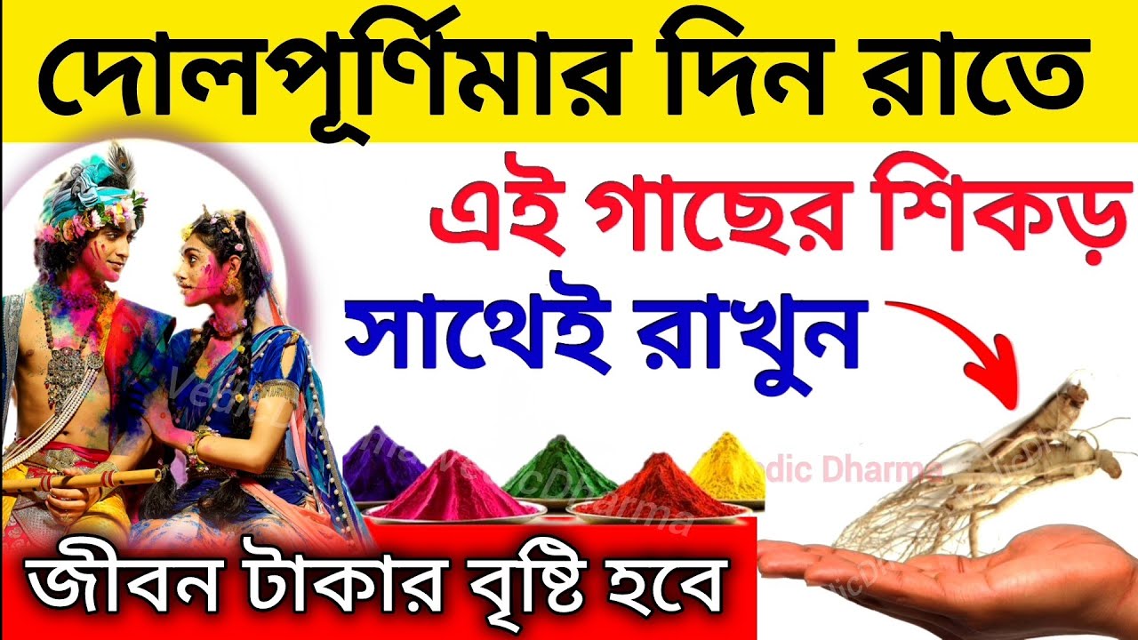 দোলপূর্ণিমার দিন রাতে পারলে সাথে রাখুন এই গাছের শিকড়,সকল মনস্কামনা পূর্ণ হবে কোটিপতি হবেন Dolpurnima