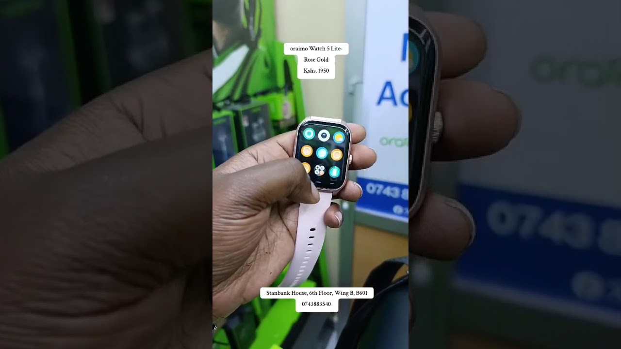 oraimo Watch 5 Lite in Rose Gold