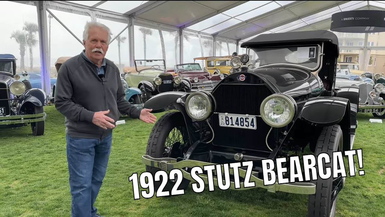 Wayne Carini checks out a stunning restored Stutz Bearcat
