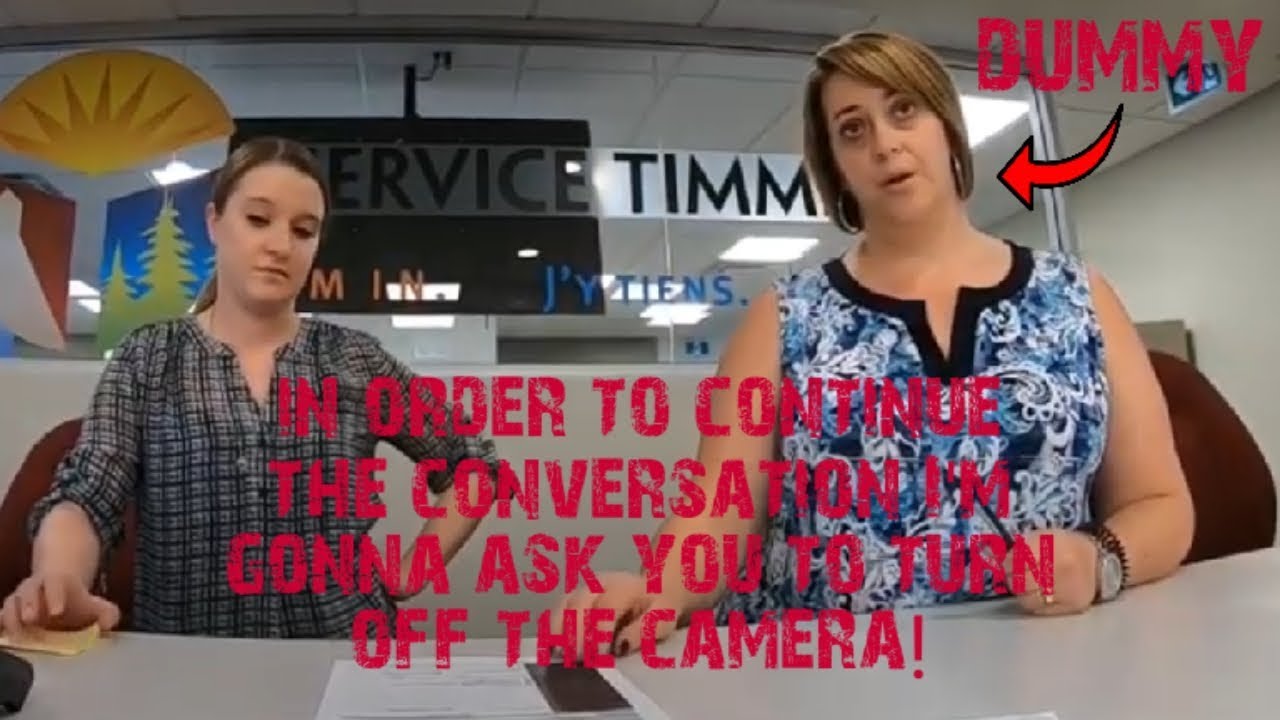 You Can't Videotape Us Without Consent! (Service Timmins)