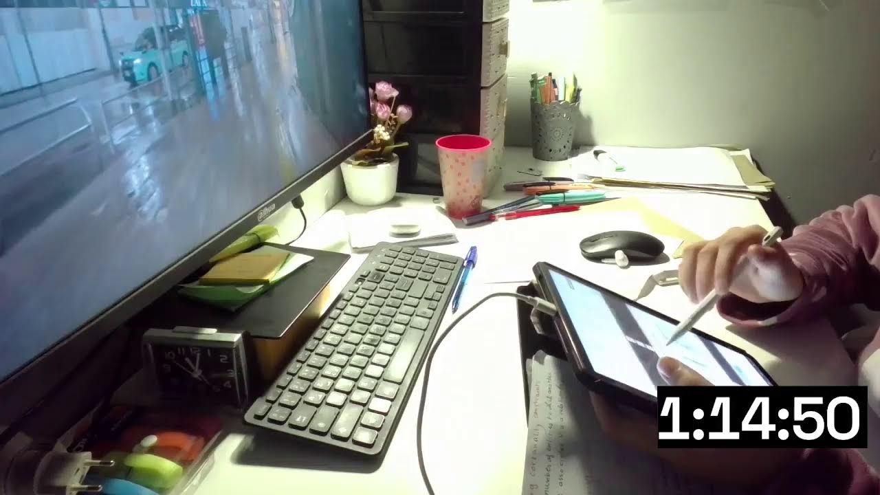 Study With Me 1.5 Hours No Break | Computer Science Student