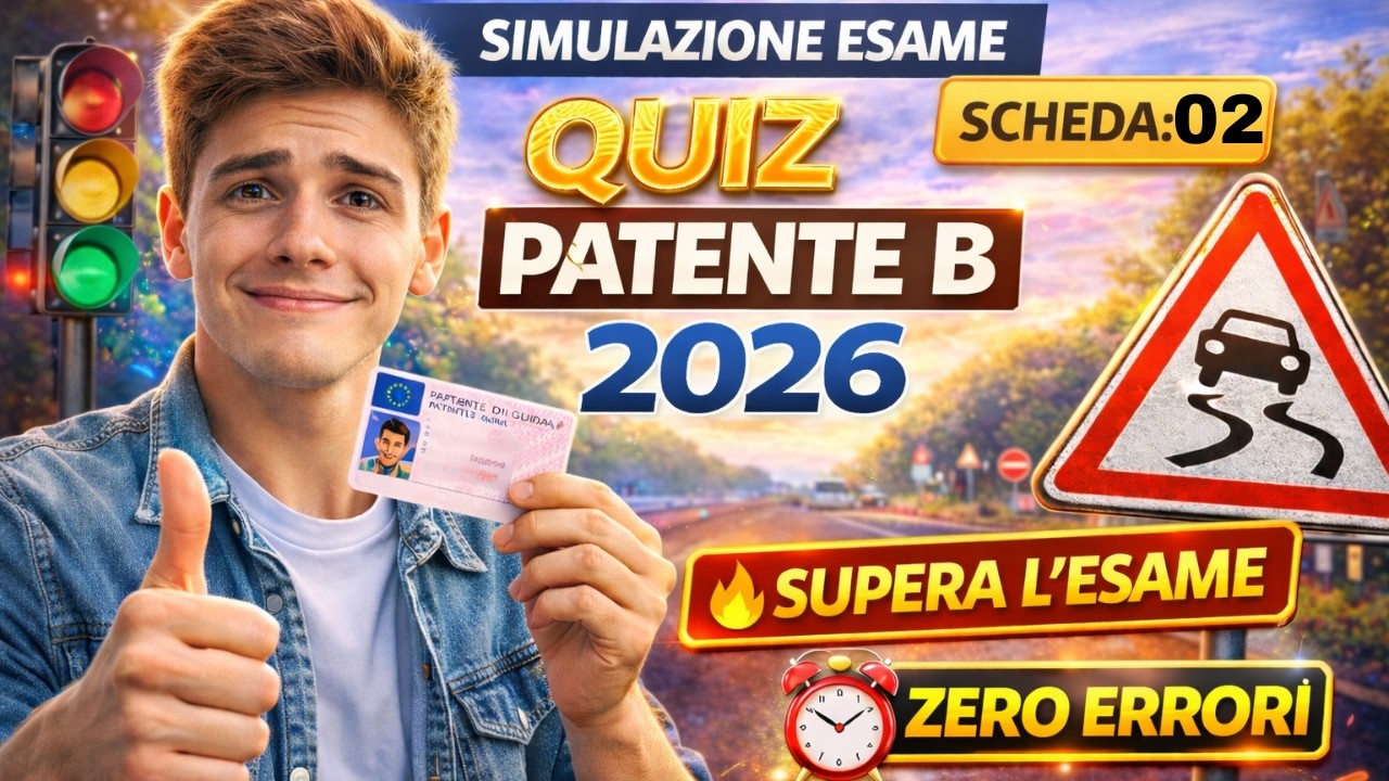 Patente B  Simulazione esame scheda 2