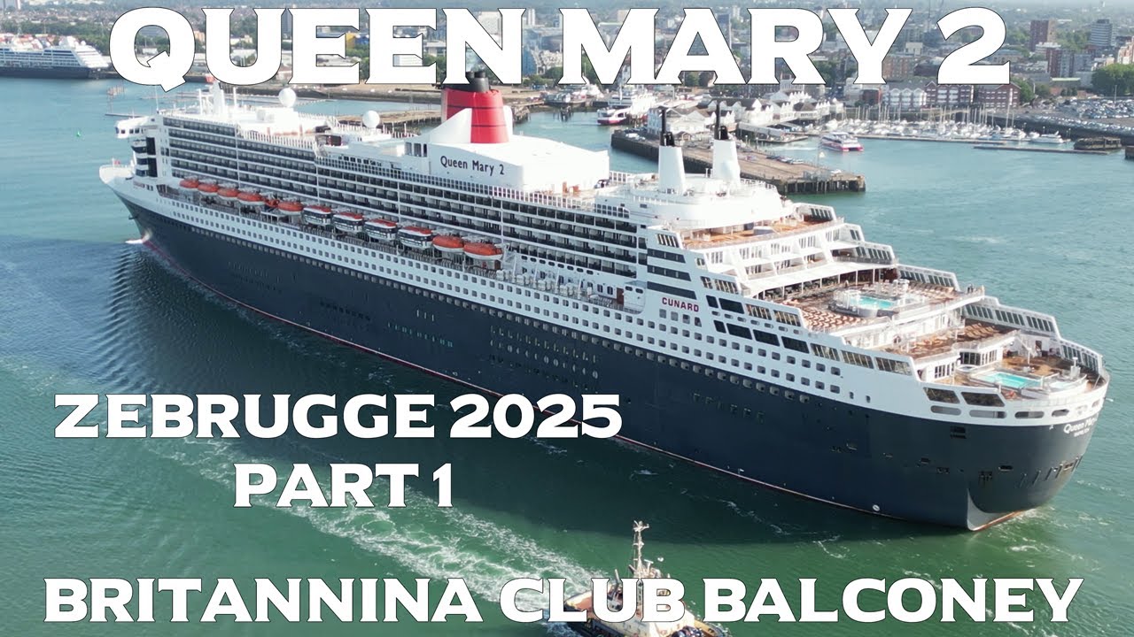 Queen Mary 2 2025 Britannia Club Cabin 13007 Part 1