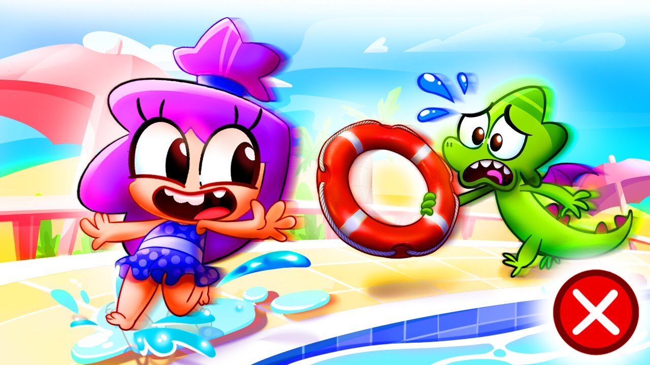 Learn How to Swim! 🏊‍♂️ Pool Safety Rules with Viv and Denny Stories 💦 | Summer Kids Cartoon