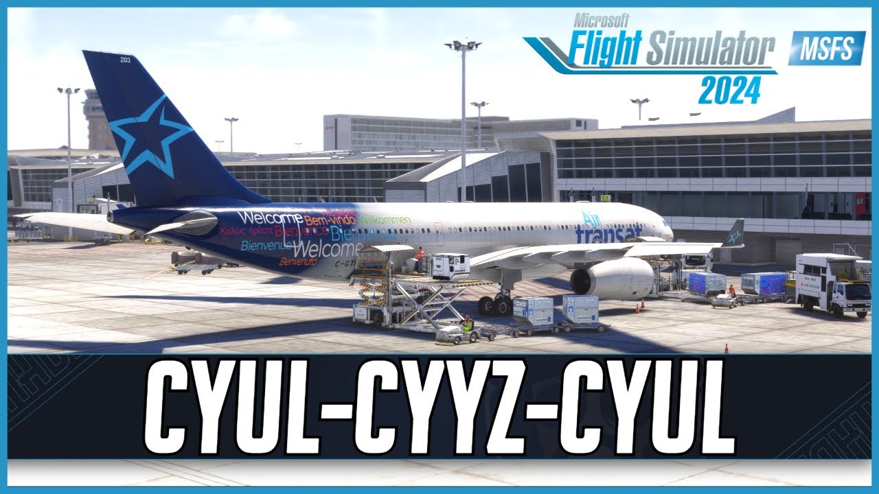 iniBuilds A330-200 in MSFS2024 SU3 | Real World Air Transat OPS  | Montreal - Toronto | VATSIM