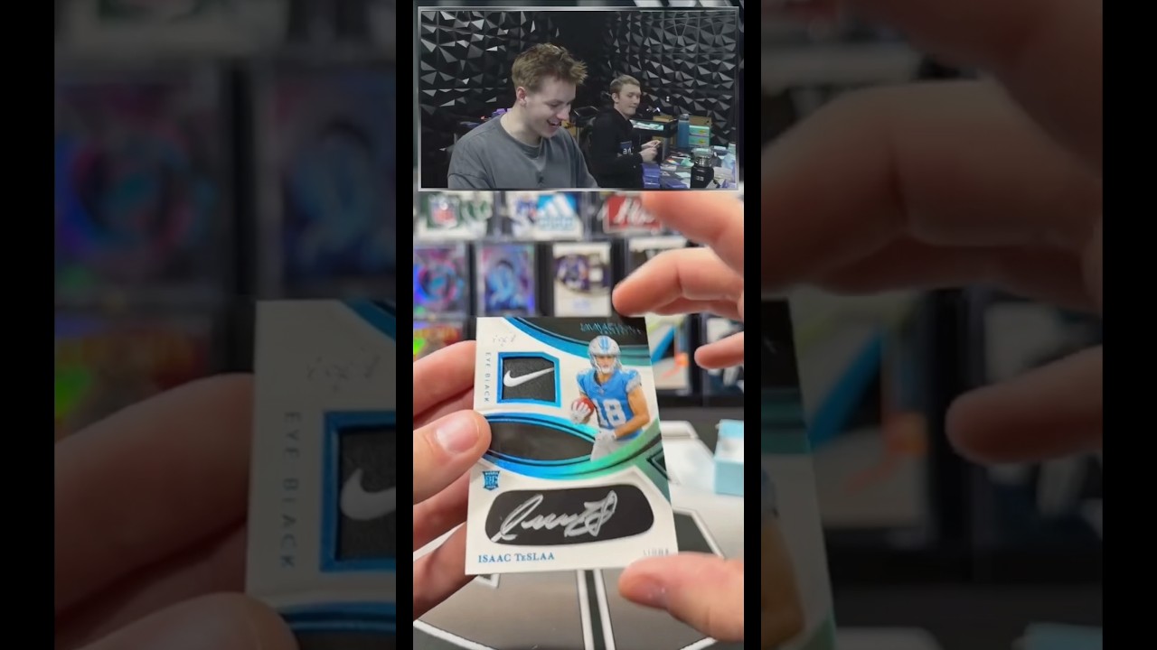 INSANE 1/1 RPA! 🤯 #shorts #cardbreaks #sportscards #nfl #nflcards #panini #football #viral