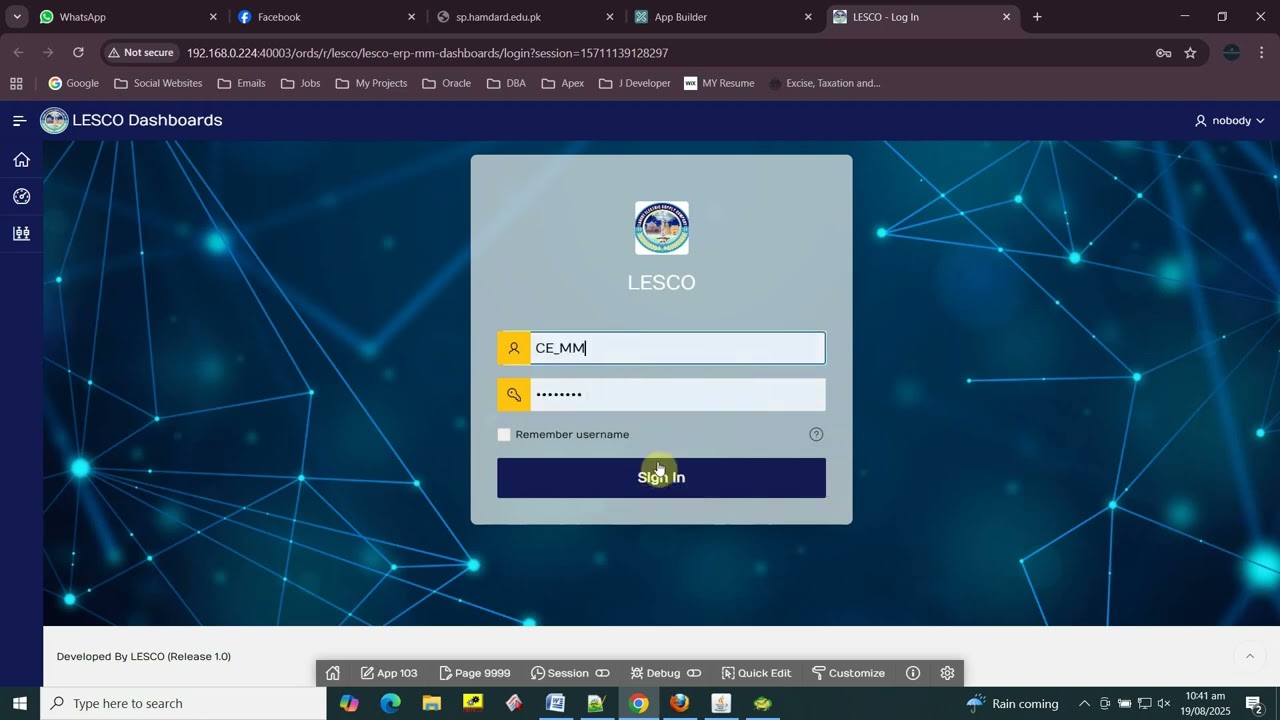 How to Create User in Oracle Apex
