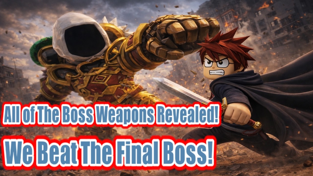 We Beat the Final Boss!Fight The Monsters: All of the Boss Weapons!