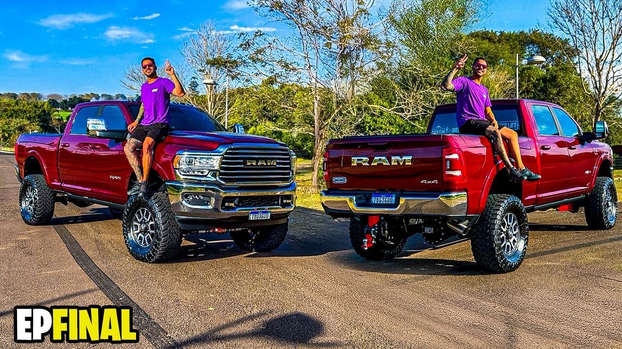 MINHA NOVA RAM 3500 FINALIZADA 😱 FICOU GIGANTE EP FINAL