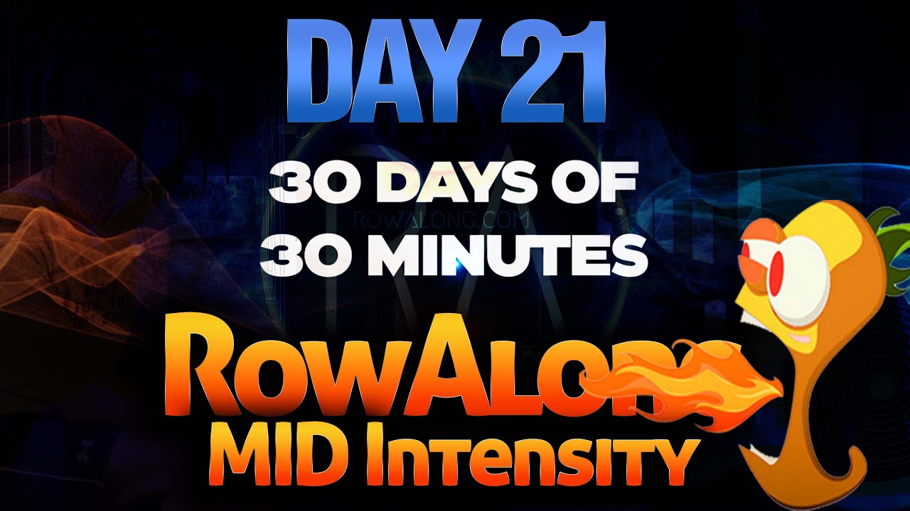 30 Days of 30 Minute Rows - Day 21 - Stroke Rate and Pace Pyramid - Amazing Indoor Rowing Workout