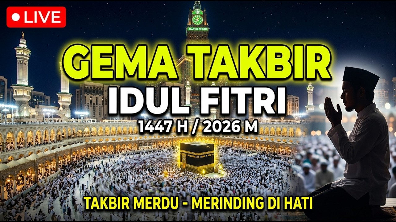 TAKBIRAN IDUL FITRI 2026 TERBARU 🎶 NONSTOP GEMA TAKBIR 1447H PENUH RINDU DAN HARU