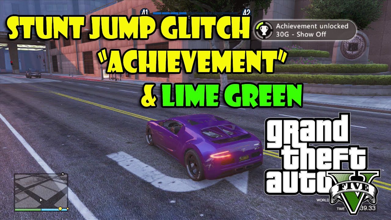 GTA 5 Online - Stunt Jump Glitch 