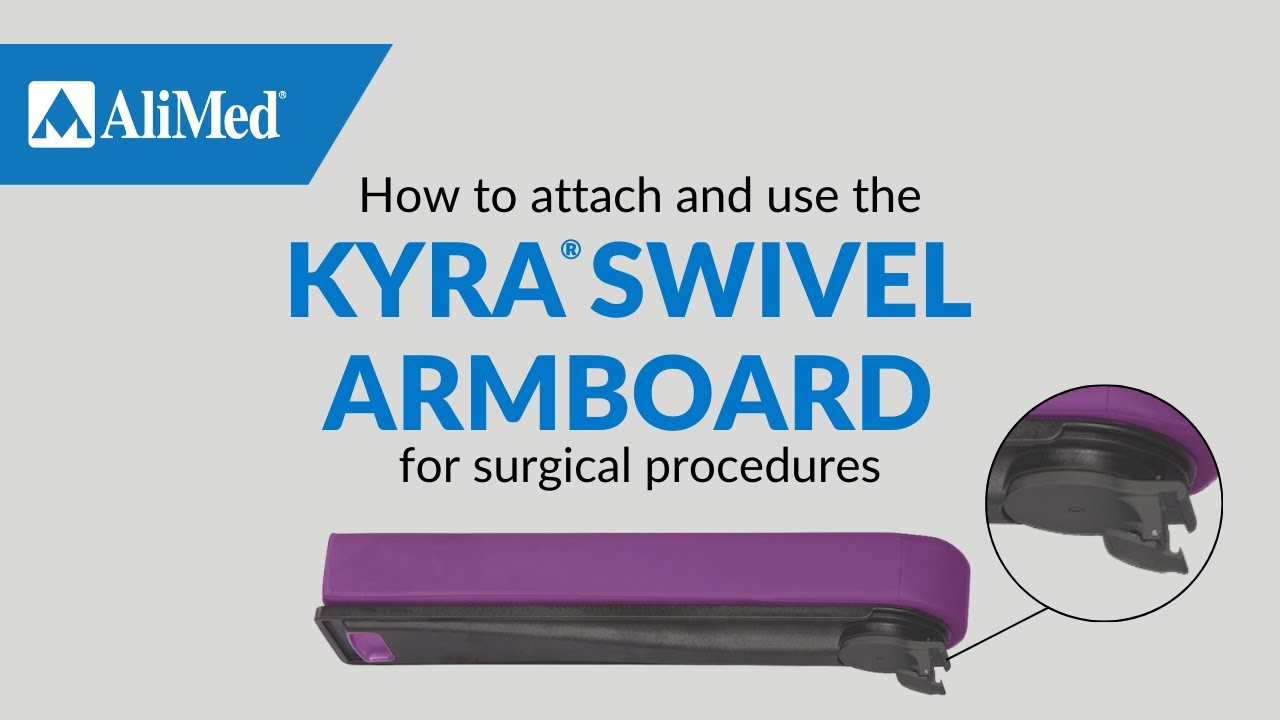 How to attach and use the KYRA&reg; Swivel Armboard for surgery