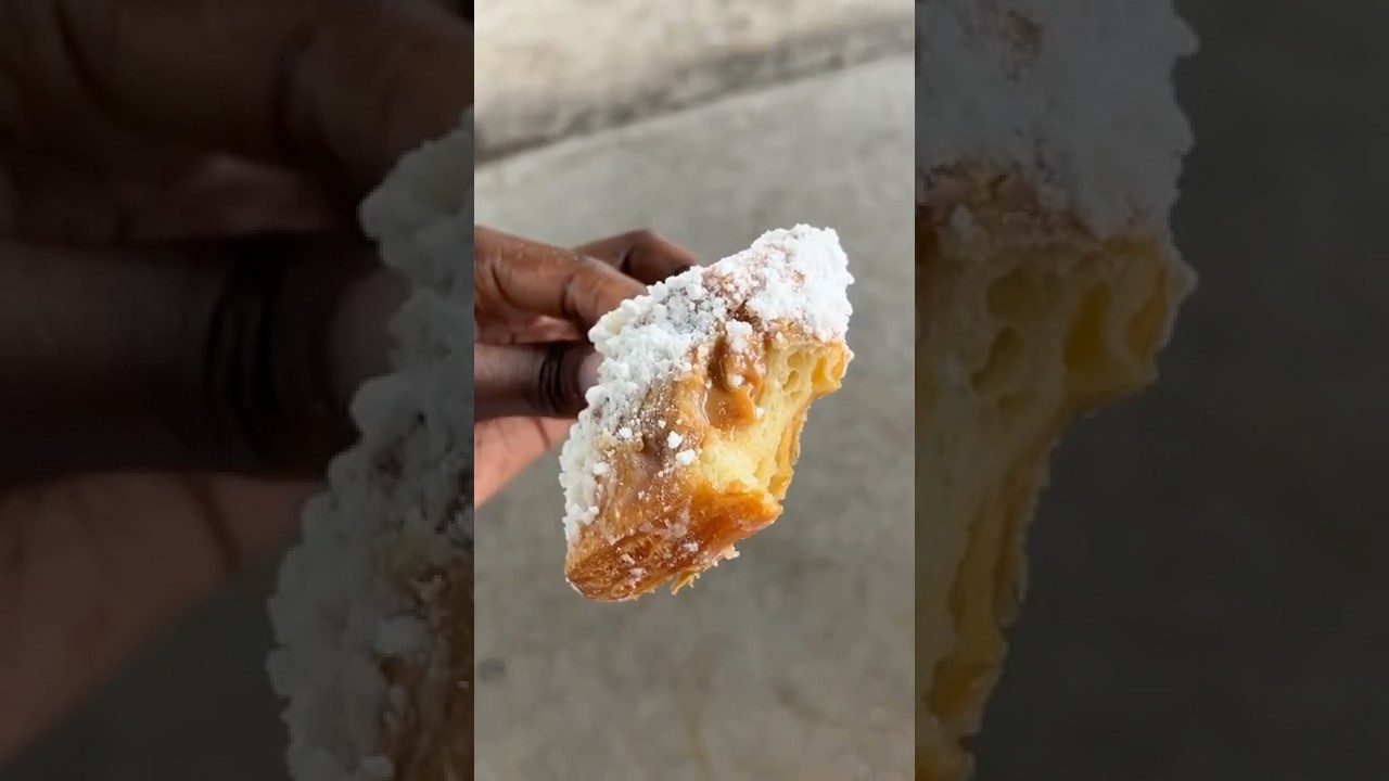 Fluffy beignets with buttery praline filling? YES, please! 🤤🍯 #LorettasPralines