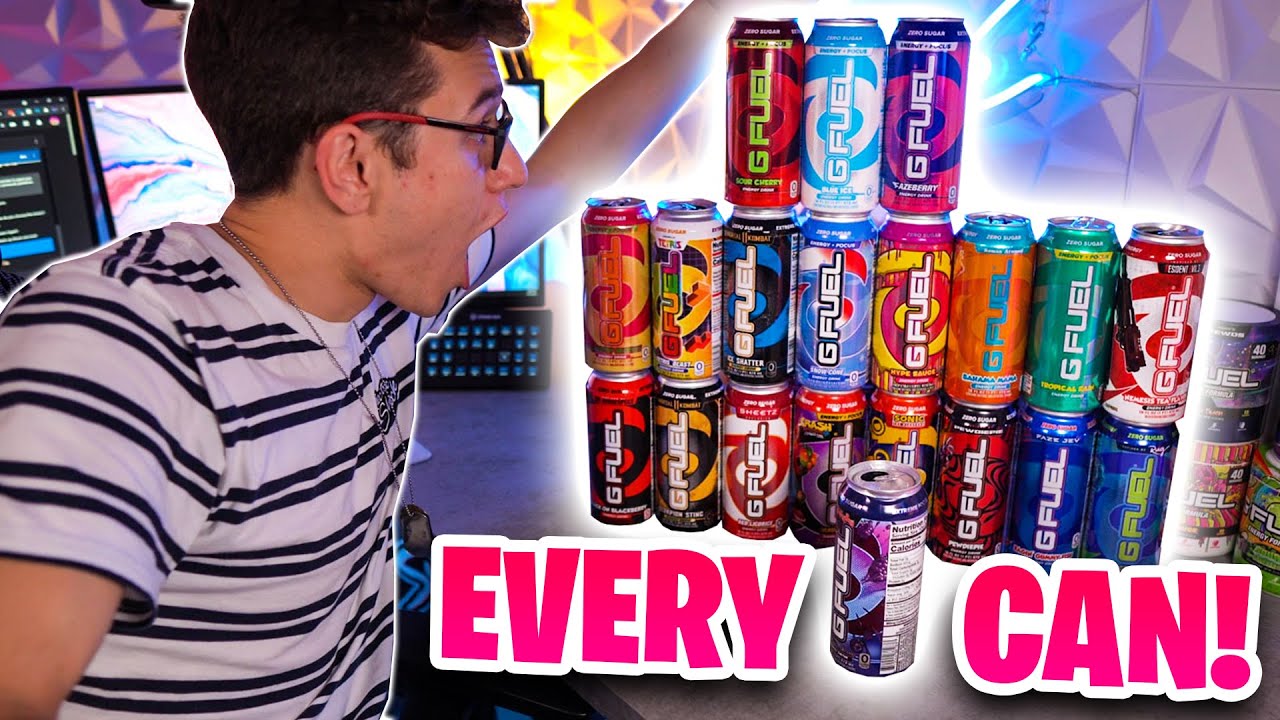 Ranking Every GFUEL Can Flavor!