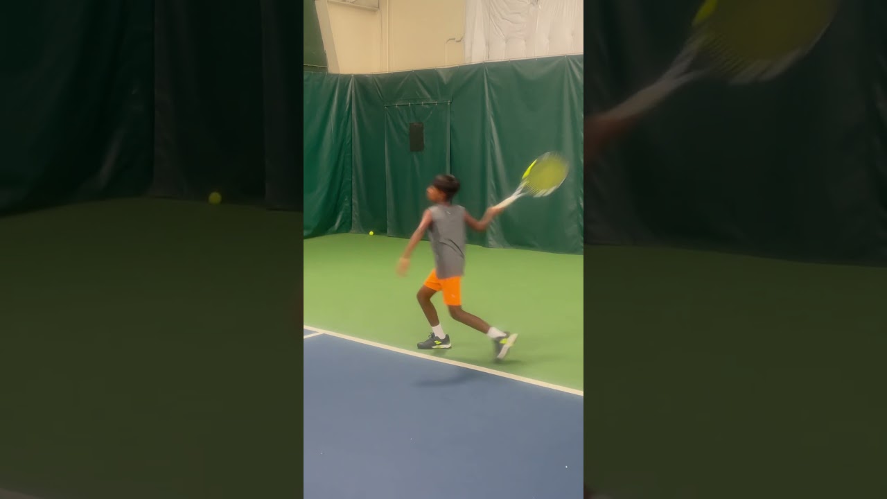 Master your footwork try this #fly #footwork #master #forehand #tennistime #lesson #coaching