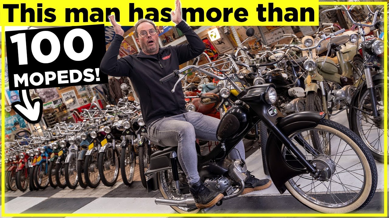 Wir haben eine geheime Sammlung von über 100 Mopeds gefunden!?