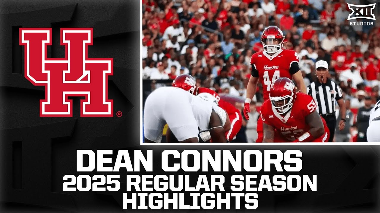 Dean Connors Regular Season Highlights | 2025 Big 12 Football