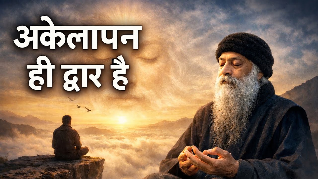 Osho-अकेलेपन से जागरण तक | चैतन्य आत्मा का रहस्य | गहन आध्यात्मिक प्रवचन l#oshohindi 