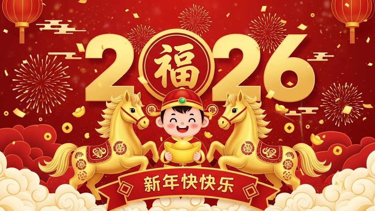 🧨 Chinese New Year Songs 2026 | Top 100 Traditional Lunar New Year Music - 恭喜发财・经典新年歌曲合集 - 贺岁金曲