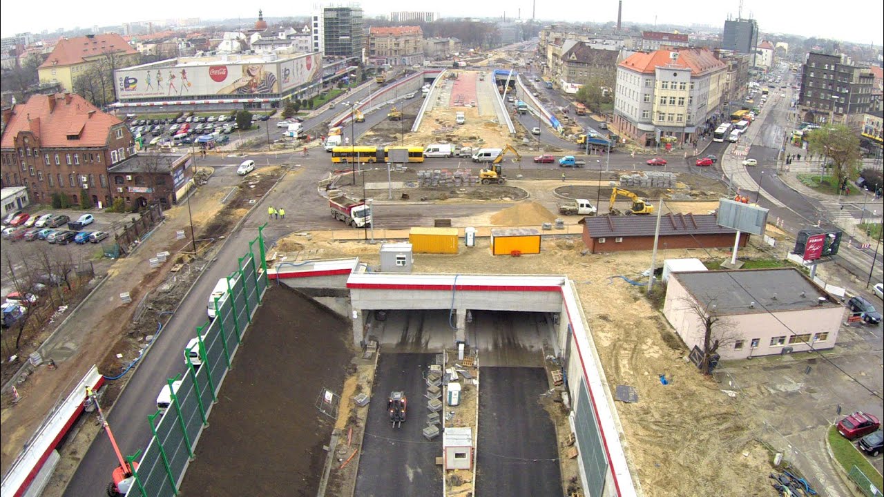 Przejechaliśmy śródmiejskim odcinkiem DTŚ w Gliwicach
