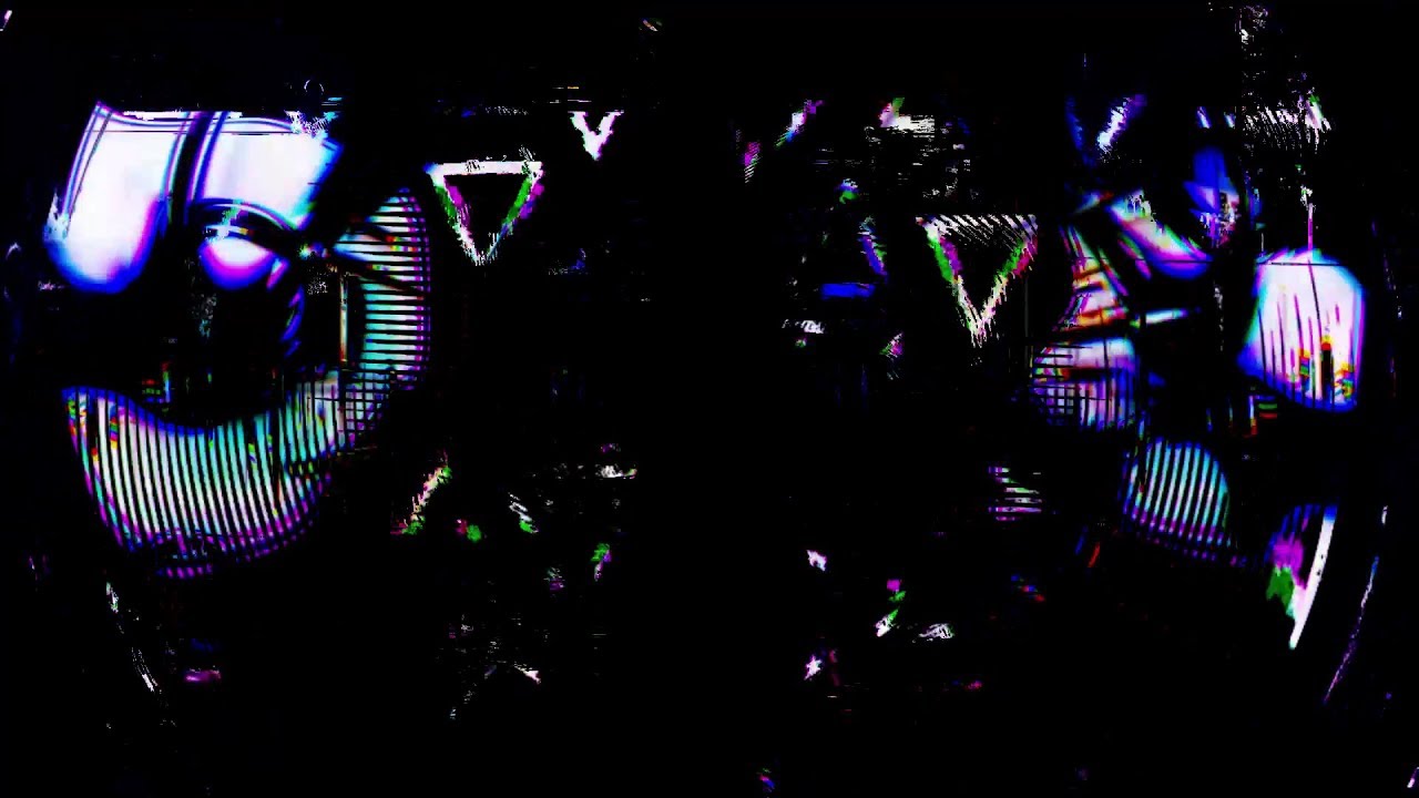 RGB Glitch Effect Overlay VFX Screen Footage