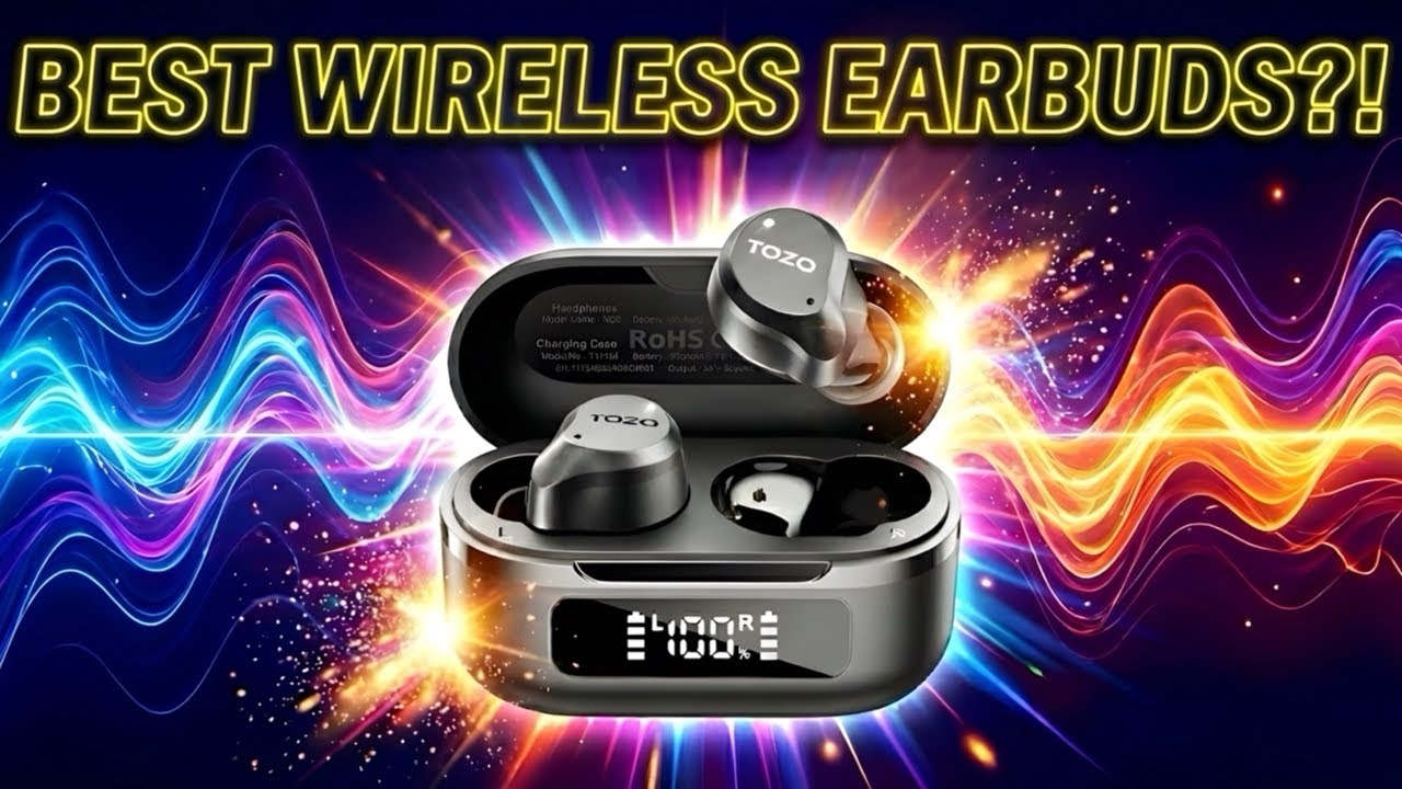 TOZO NC9 Review - Best Budget ANC Earbuds in 2026? (59-Hour Battery & Hybrid Noise Cancelling!)