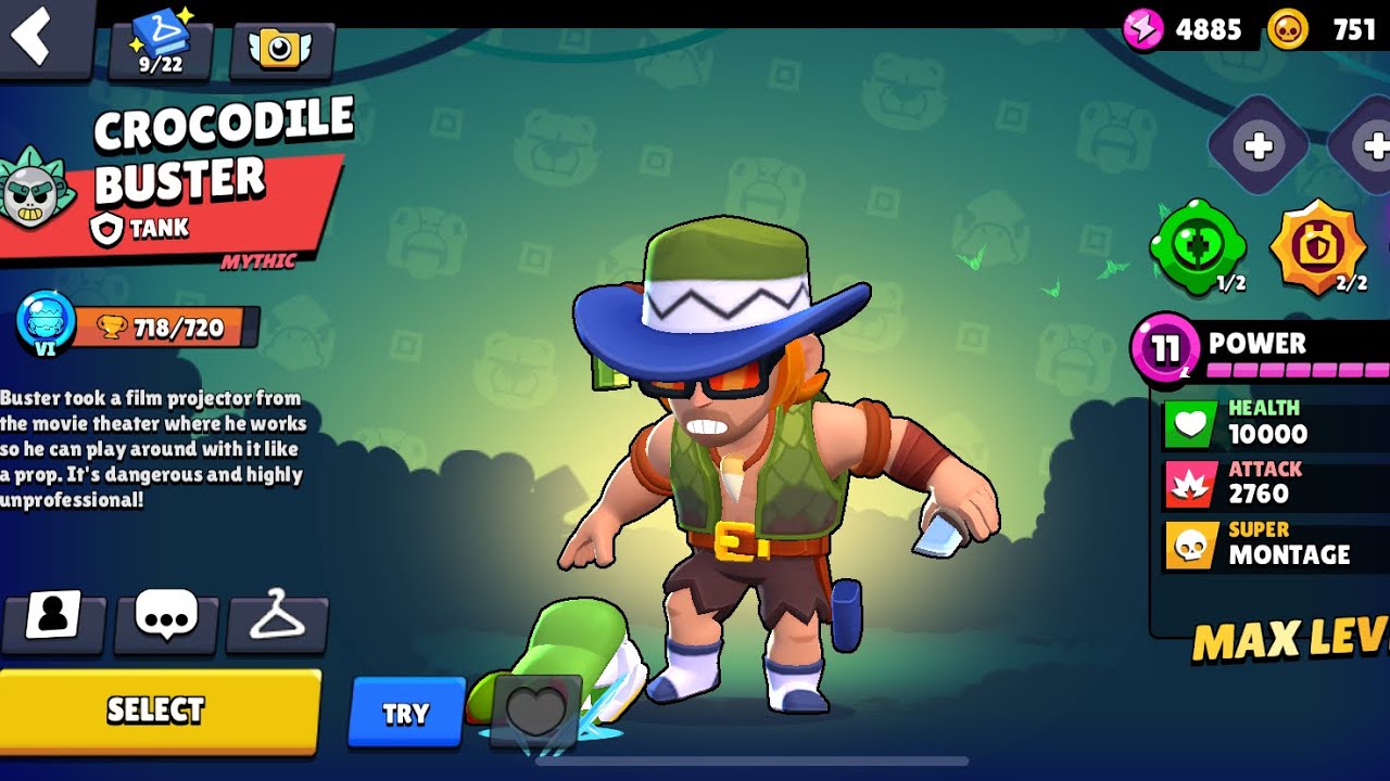 Pushing my favorite brawler! (Buster)