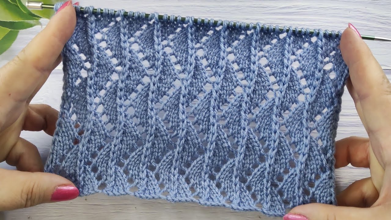 Zigzag Stitch Knitting | Zick-Zack Muster stricken | Punto Zigzag ai ferri | Point Zig Zag Tricot