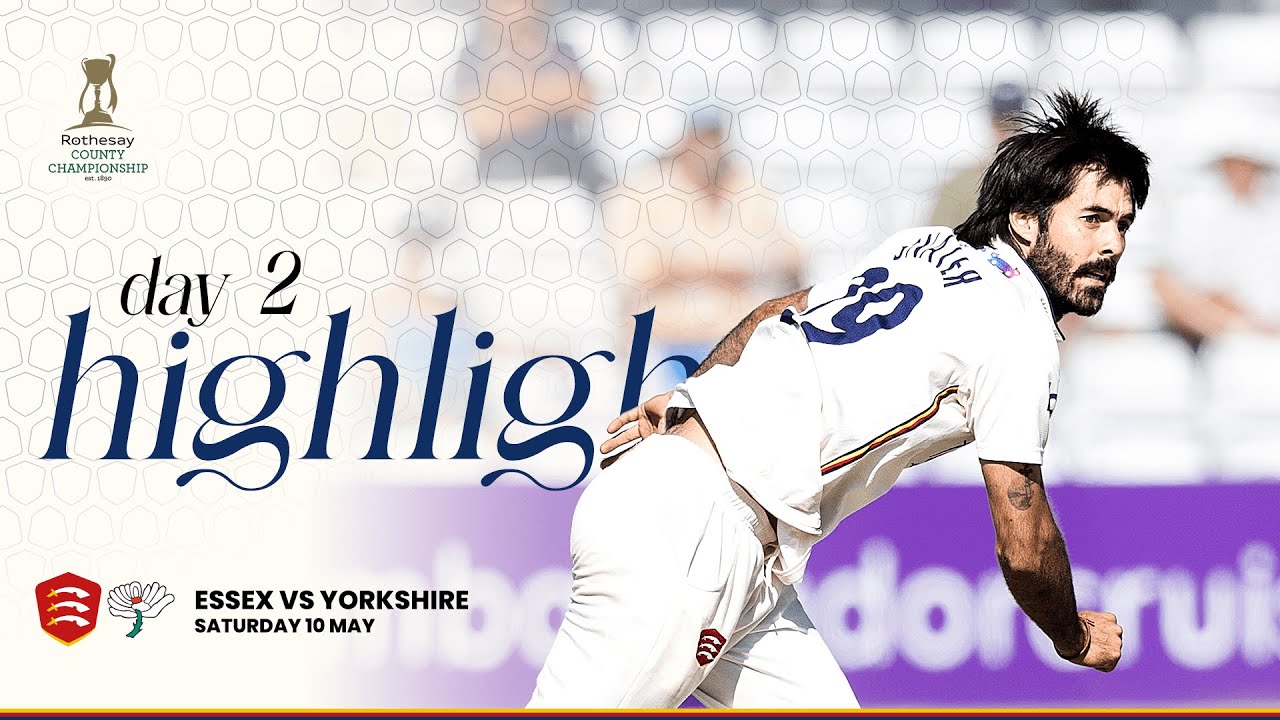 ⚔️ TIME TO BATTLE HARD! | Essex Men v Yorkshire Men - Day 2 Highlights