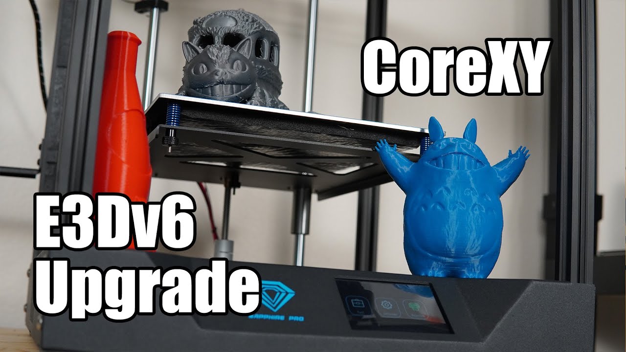 Upgraded Two Trees Sapphire Pro 3d Printer With E3Dv6 Hotend