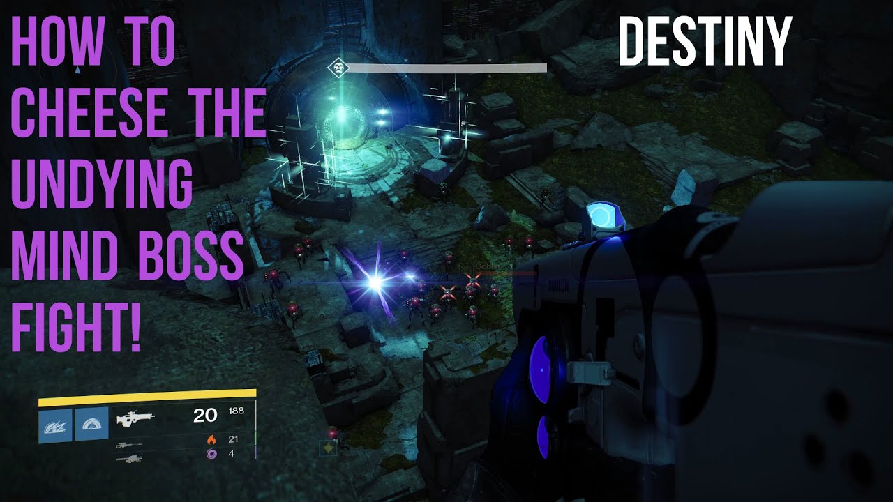How To Cheese The Undying Mind Boss Fight! - Undying Mind Strike - Destiny