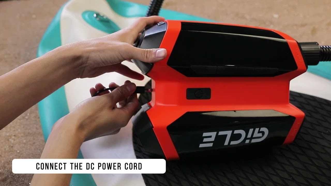 GICLE AP-889L Removable Battery SUP Pump Using