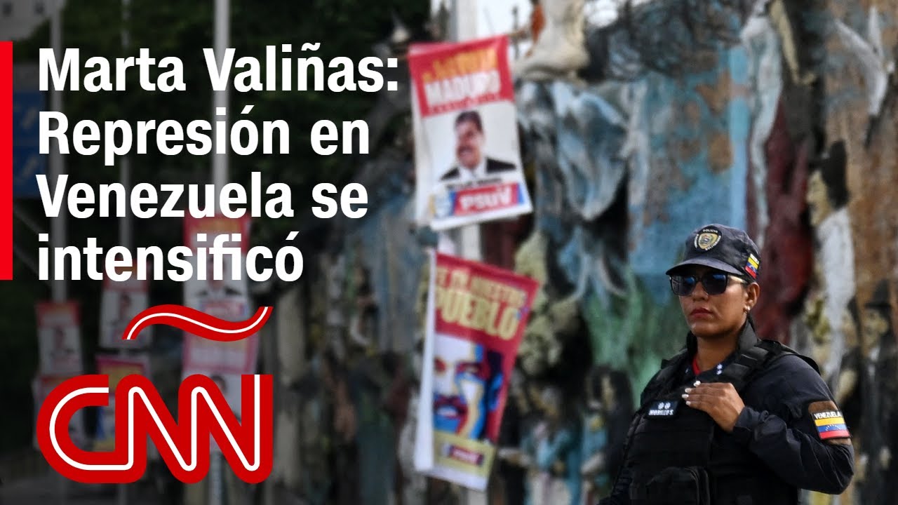 Marta Vali&ntilde;as: Ola de represi&oacute;n en Venezuela se intensific&oacute; tras las elecciones