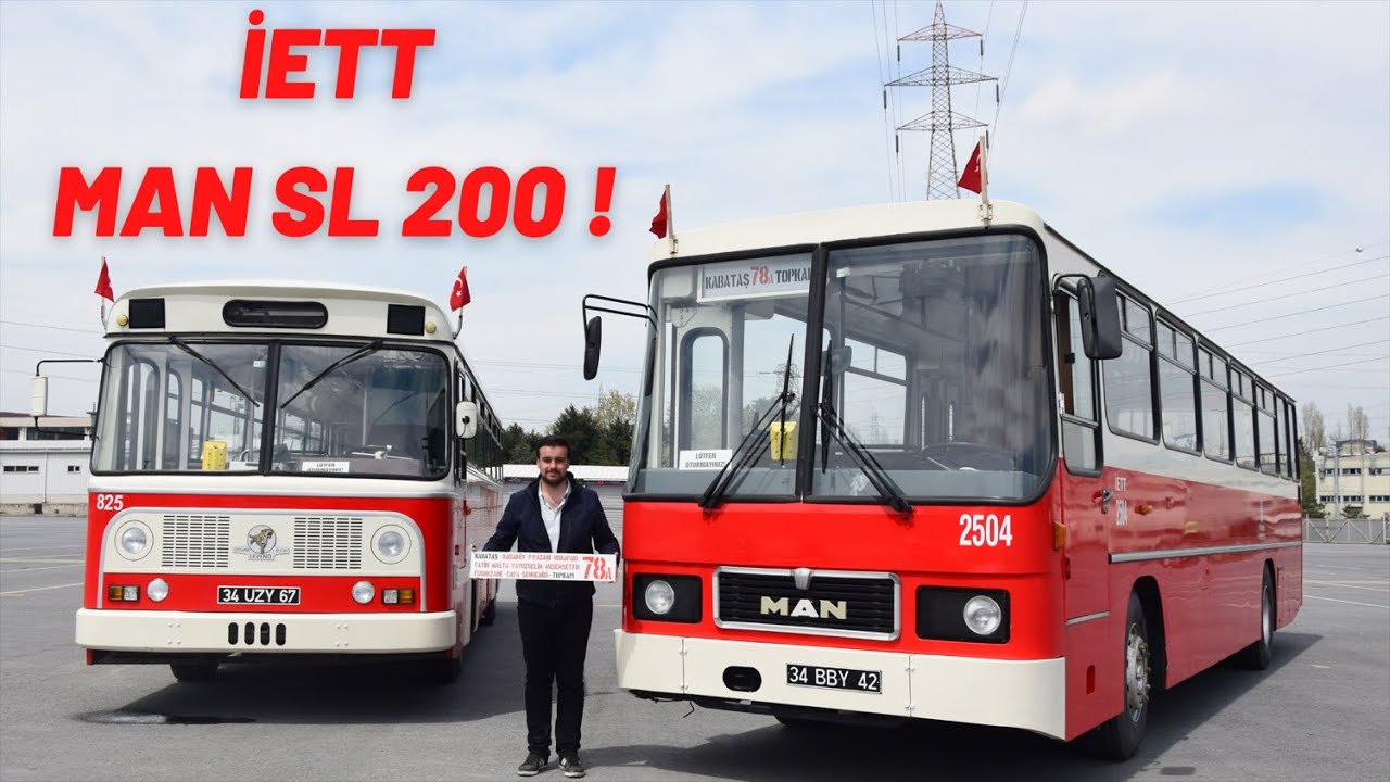 İETT'nin En Uzun Hizmet Veren Otobüsü Efsane MAN SL 200 | TAM 29 YIL !