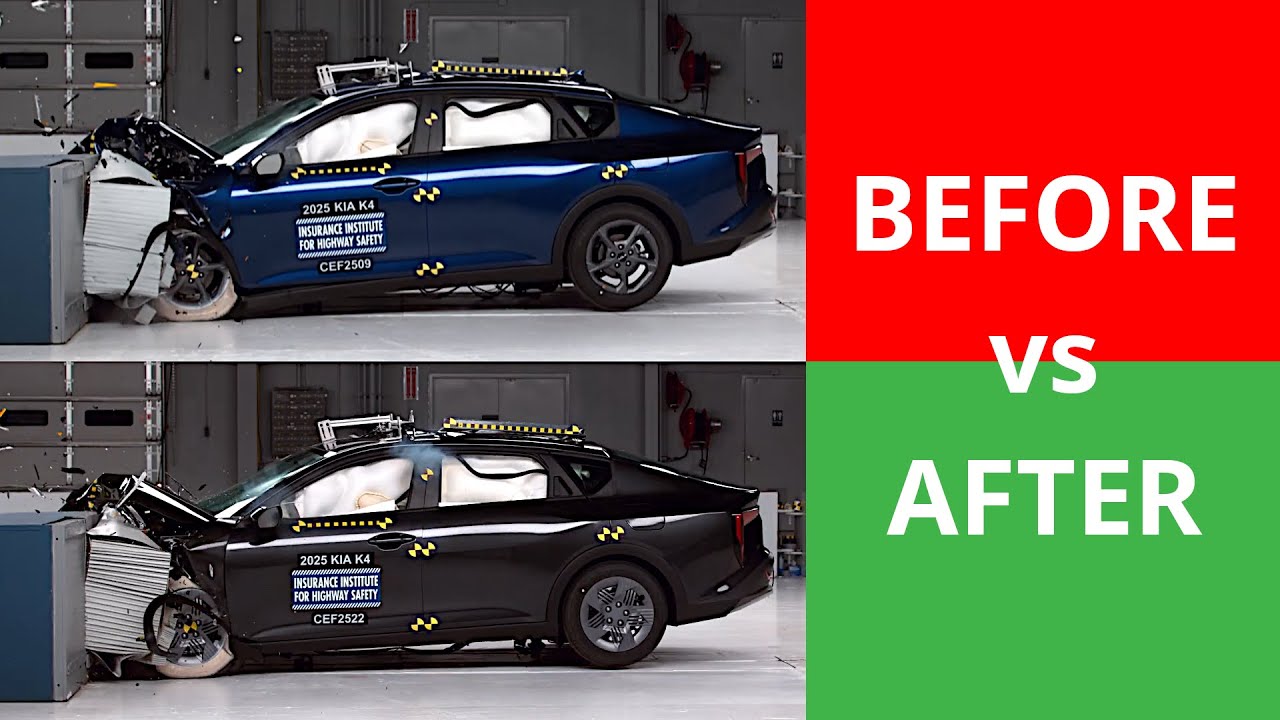 2025 Kia K4 Crash Test: Before vs After Safety Upgrade