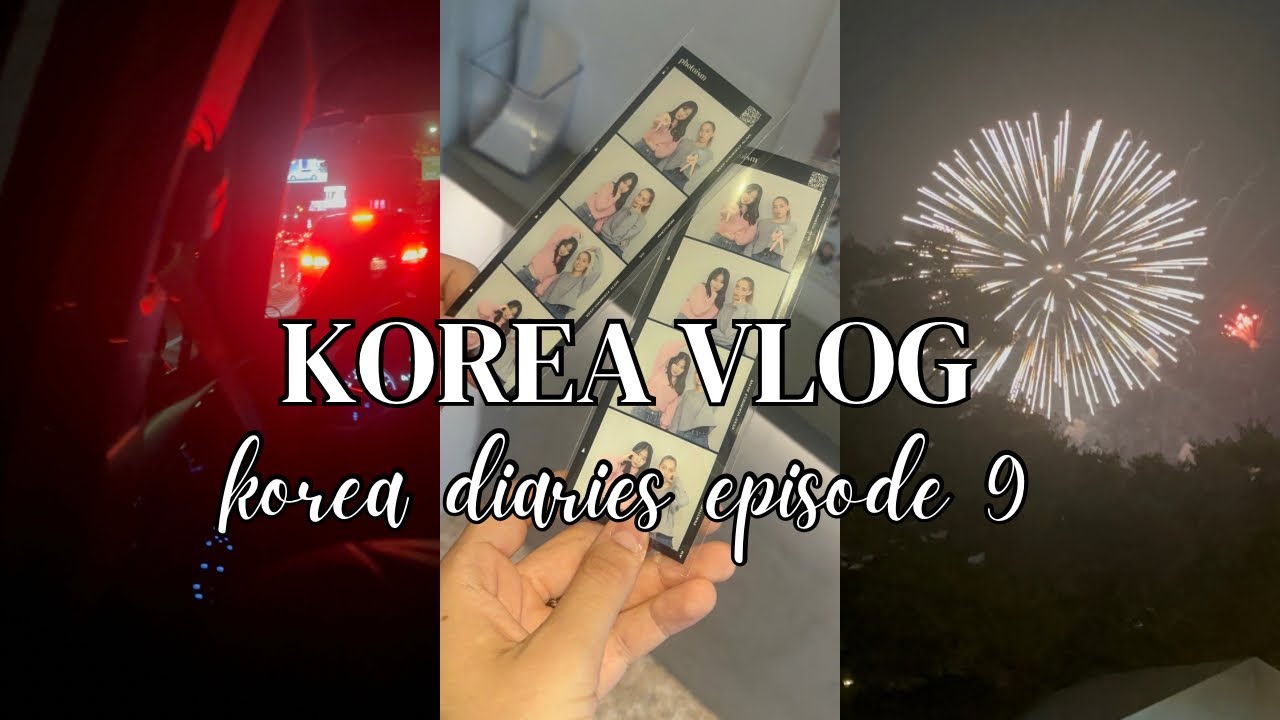 roadtrip vibes in korea🛣️ fireworks festival, independence hall, cafés