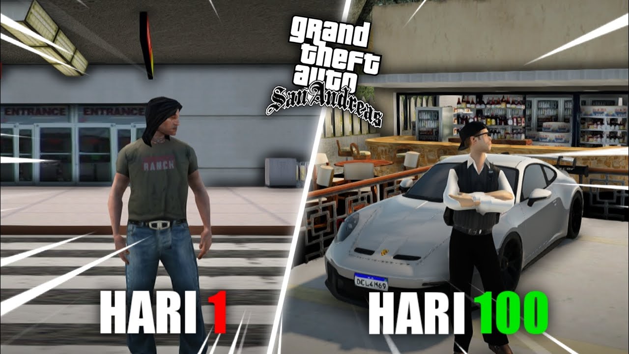 100 HARI MENJADI PEMBALAP YANG HEBAT!!! || GTA SAMP ROLEPLAY
