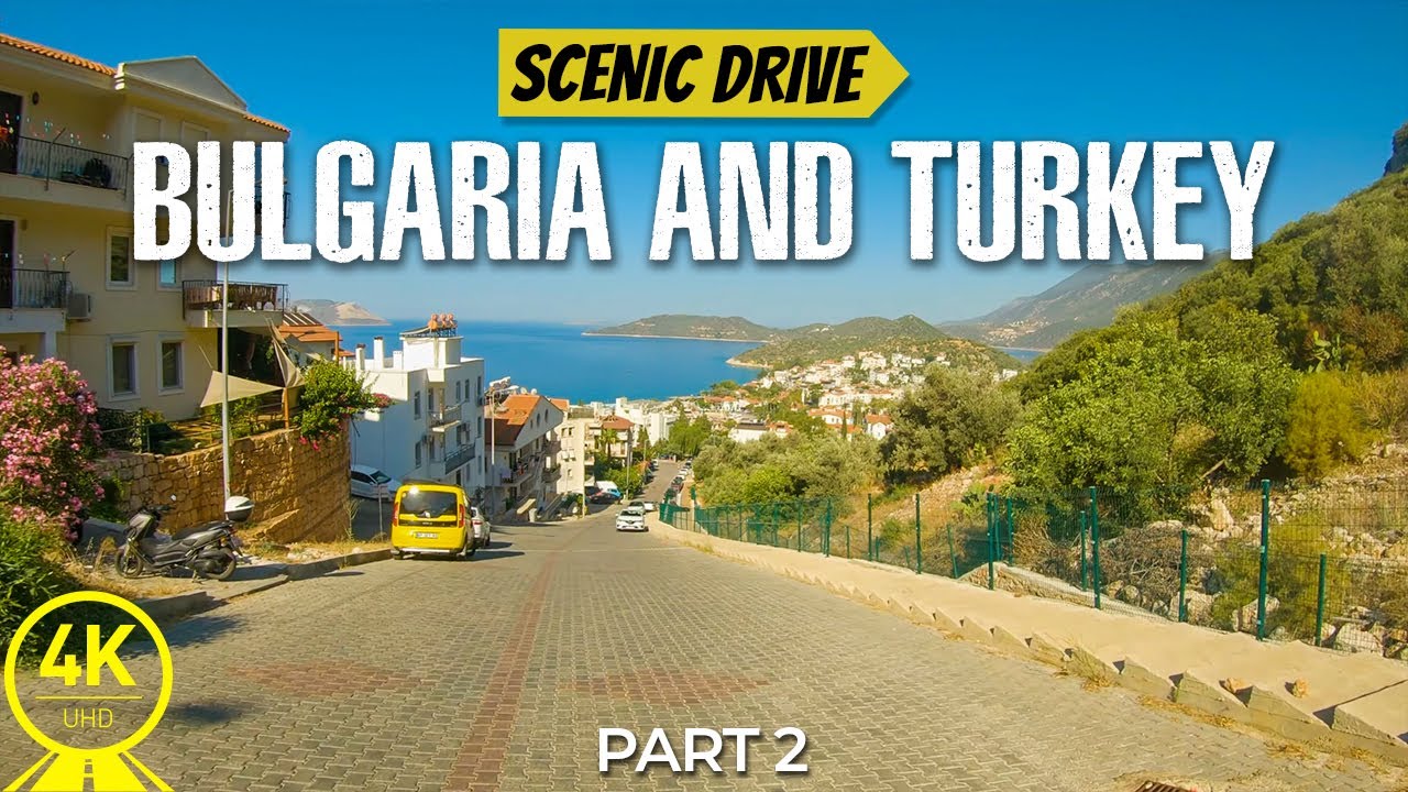 4K Scenic Roads of Turkey for Indoor Cycling - Cycling Scenery - Part #2