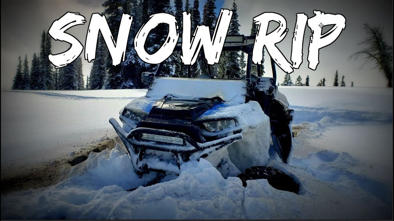 Deep Snow with Polaris RZR Turbo's - CanAm Maverick X3 Turbo!