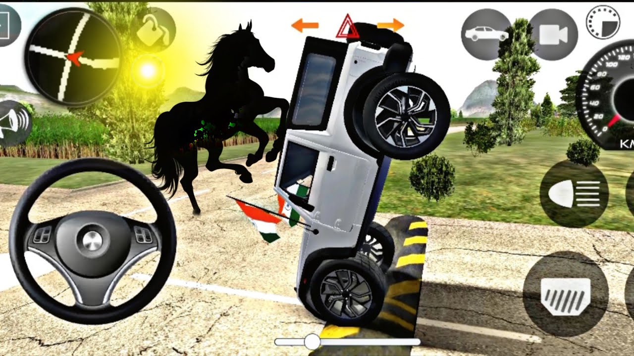 Modified Mahindra thaar😈😈 Games: Indian white thaar(Gadi wala game) Car game Android Gameplay#2026 